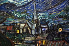 MOMA 01-2 Vincent Van Gogh Starry Night Close Up